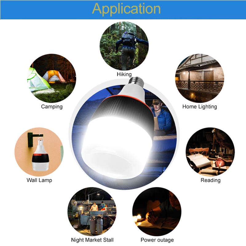 Bombilla de emergencia Aplicación