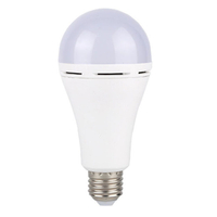 Lámpara de luz de bombilla LED de emergencia recargable para iluminación nocturna doméstica y exterior