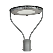 El aluminio llevó las luces superiores del poste del sensor de movimiento al aire libre de la luz del jardín