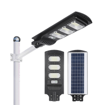 Farola LED solar todo en uno con sensor de movimiento
