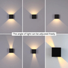 Ángulo de haz ajustable decorativo de la luz del soporte de la lámpara de pared llevada moderna impermeable